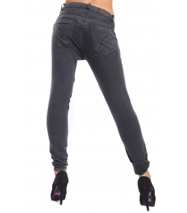 MARYLEY Jeans Boyfriend baggy con effetto felpa DARK Art. B60Z/E01
