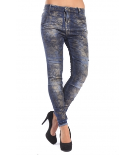 MARYLEY Jeans Boyfriend baggy con stampa Art. B501/RDH