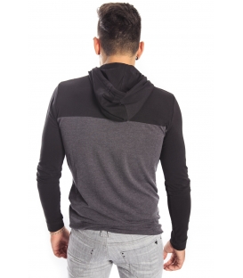 Antony Morato maglia con cappuccio e stampa logo mmkl00164