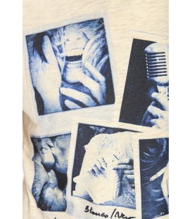 Antony Morato Shirt con stampa polaroids col. CARTA mmks00717