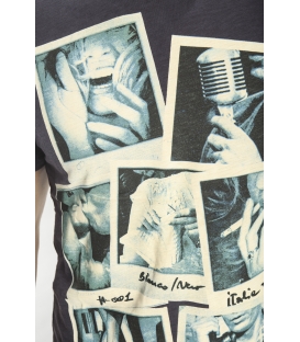 Antony Morato T-Shirt con stampa polaroids col. LAVAGNA mmks00717