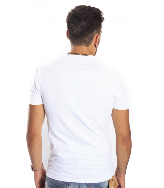 Antony Morato T-Shirt with logo WHITE mmks00500
