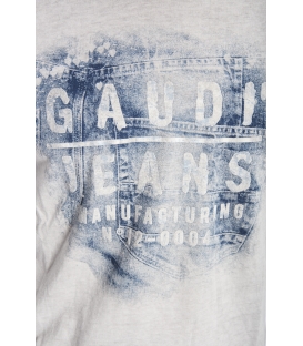 Gaudi Jeans - shirt cotton print Grey 52bu67181