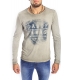 Gaudi Jeans - maglia in cotone con stampa Grigia 52bu67181