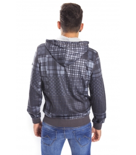 Gaudi Jeans - Sweatshirt with zip and hood GREY 52bu64003np