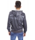 Gaudi Jeans - Sweatshirt with zip and hood GREY 52bu64003np