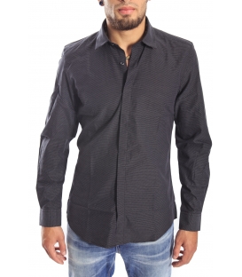 Antony Morato Shirt micro fantasy BLACK mmsl00245