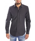 Antony Morato Camicia in micro fantasia NERO mmsl00245