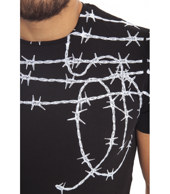 Antony Morato T-shirt with print BLACK mmks00706