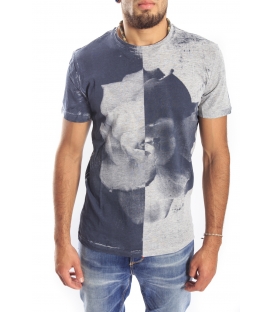 Antony Morato T-shirt con stampa GRIGIO MELANGE mmks00572