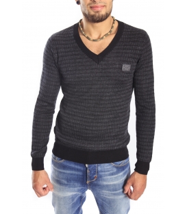 Antony Morato Sweat with V-neck GRIGIO MELANGE mmsW00472