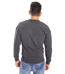 Antony Morato Sweatshirt with eco- leather detail mmfl00197