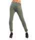 MARYLEY Jeans Boyfriend baggy con effetto felpa GREEN Art. B60Z/E01