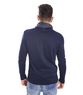 Antony Morato Maglia collo alto BLU mmkl00174