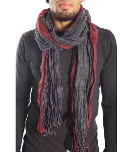 Antony Morato Scarf col. Grigio melange/Red MMSC00163