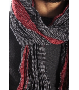 Antony Morato Scarf col. Grigio melange/Red MMSC00163