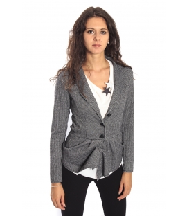 RINASCIMENTO Jacket in fantasy BLACK and WHITE Art. CFC0069933003