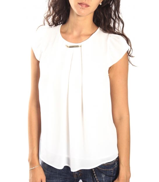 RINASCIMENTO Blusa Top maniche corte BIANCO Art. CFC0069665003