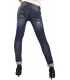 RINASCIMENTO Jeans boydriend baggy con borchie e strappetti DENIM Art. CFC0070011003