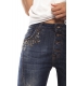 RINASCIMENTO Jeans boydriend baggy with studs and rips DENIM Art. CFC0070011003