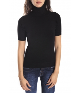 RINASCIMENTO Maglia collo alto maniche corte NERO Art. CFM0007240003