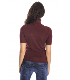 RINASCIMENTO Sweat with neck BORDEAUX Art. CFM0007240003