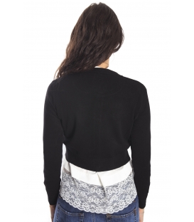 RINASCIMENTO Cardigan corto NERO Art. CFM0007241003