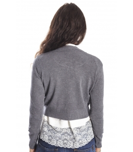 RINASCIMENTO Cardigan corto GREY Art. CFM0007241003