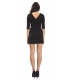 DENNY ROSE Short dress with print BLACK 52DR11020