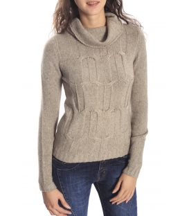 GRAFFIO Sweat with neck BEIGE Art. WGD382