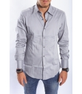 ANTONY MORATO camicia slim grigioo MMSL00145/136