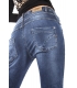 MARYLEY Jeans boyfriend baggy different fabrics DENIM Art. B63M