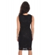 DENNY ROSE Long dress in lace BLACK 52DR11006