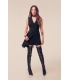 DENNY ROSE Jumpsuit / Short dress with zip BLACK 52DR21014