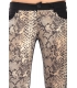DENNY ROSE Pants leggings slim fit animalier SCHWARZ 52DR21021