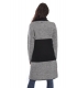 GRAFFIO Long coat with 2 buttons BLACK-PANNA Art. WGD393