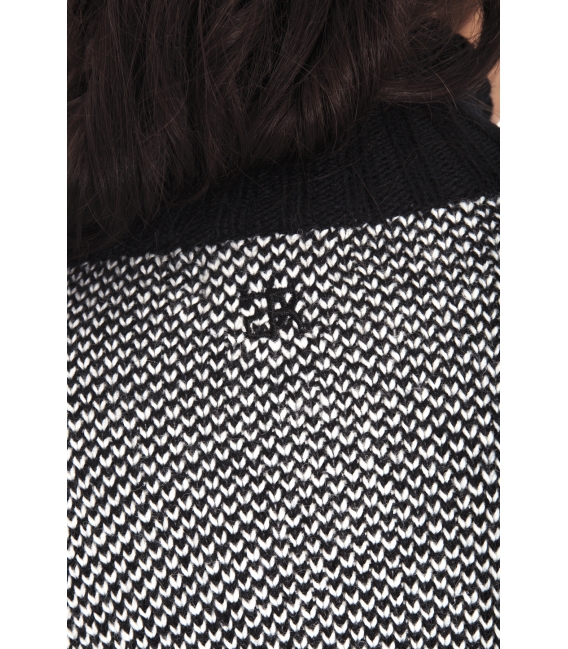 GRAFFIO Long coat with 2 buttons BLACK-PANNA Art. WGD393