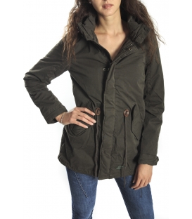 HOMEWARD Parka with zip and clips col. OLIVE Art. HLC364