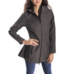 HOMEWARD Long Jacket with zip col. DARK GREY/BLACK Art. HLC360