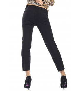 DENNY ROSE Pantalone cinos con zip NERO 52DR21013