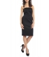 DENNY ROSE Long Dress with zip BLACK 52DR11007