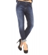 MARYLEY jeans boyfriend baggy with zip DARK DENIM Art. B607/G1V