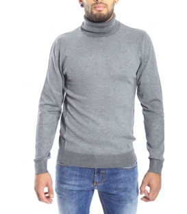 DIKTAT Pullover mit neck GREY Art. D77091