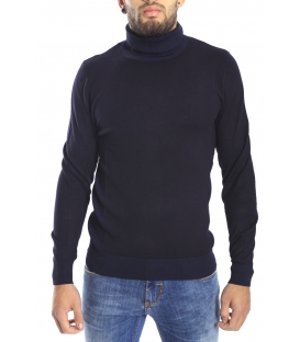 DIKTAT Sweater with neck BLUE Art. D77091