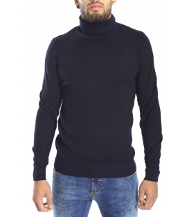 DIKTAT Pullover mit neck BLUE Art. D77091