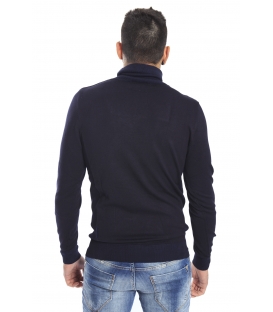DIKTAT Sweater with neck BLUE Art. D77091