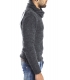 DIKTAT Sweater with neck detail DARK GREY Art. D77035