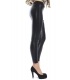 DENNY ROSE Pants leggings slim fit eco-leather BLACK 52DR21018