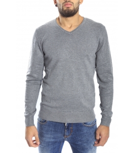 DIKTAT Sweater with v-neck GREY Art. D77080