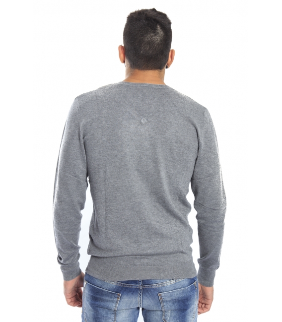 DIKTAT Sweater with v-neck GREY Art. D77080
